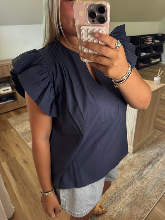 Bayside Poplin Top