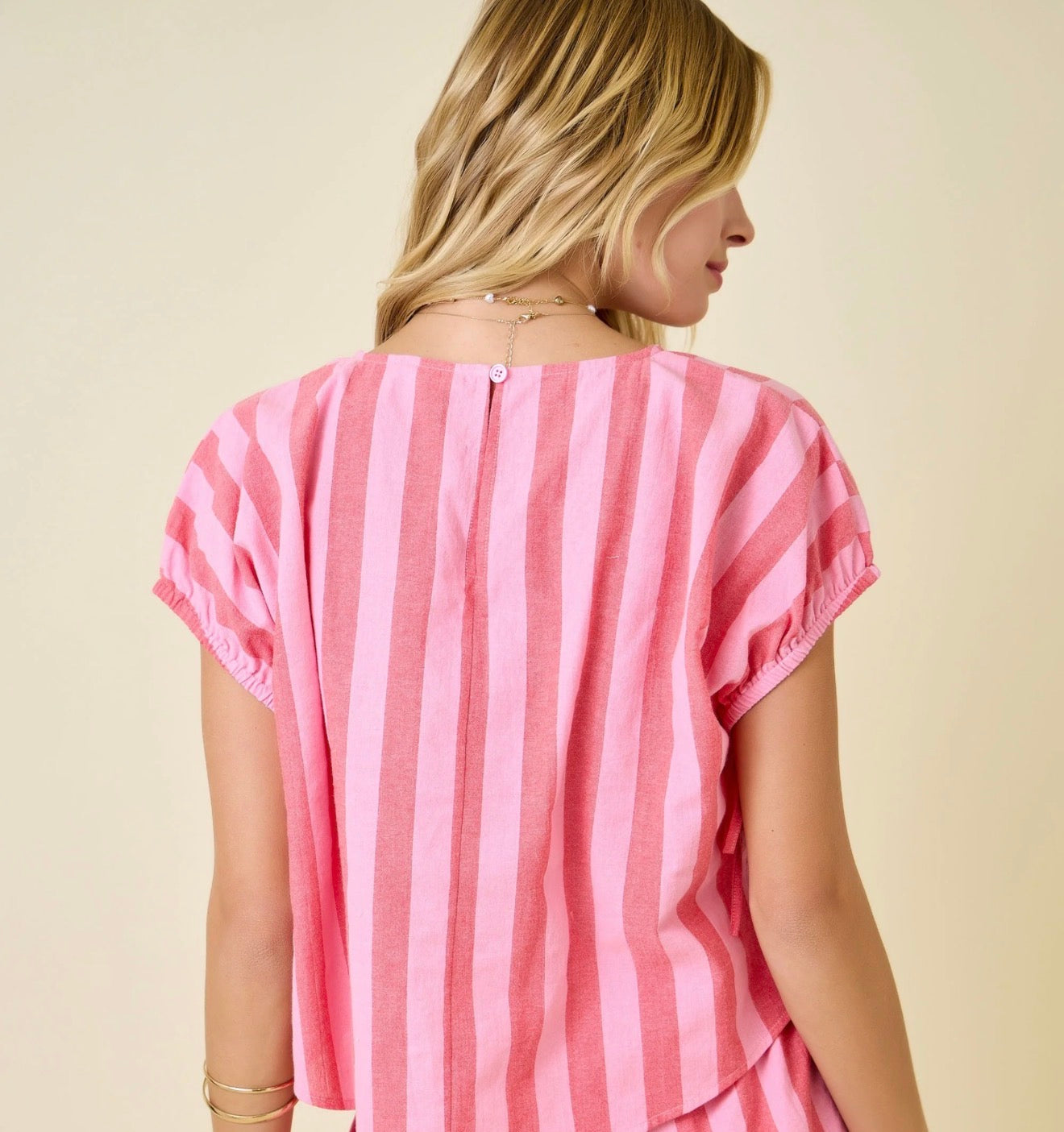 Berry Sweet Striped Top
