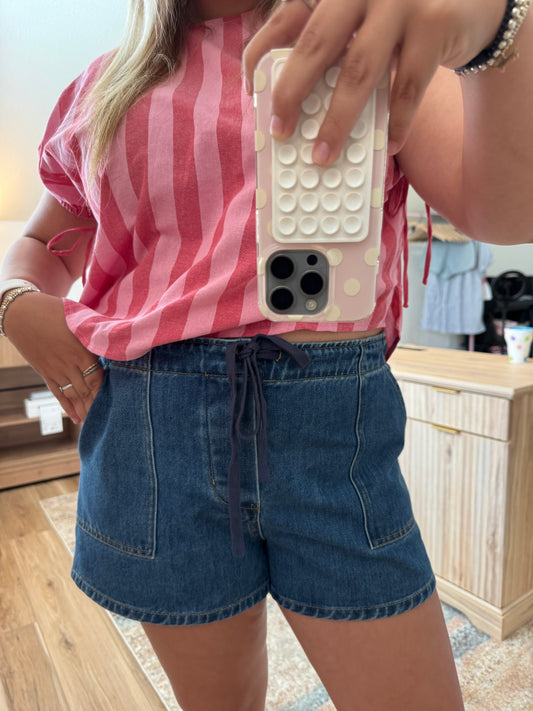 Easy Does It Denim Shorts
