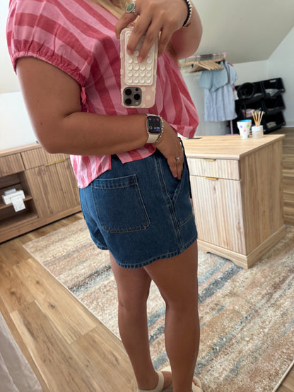 Easy Does It Denim Shorts