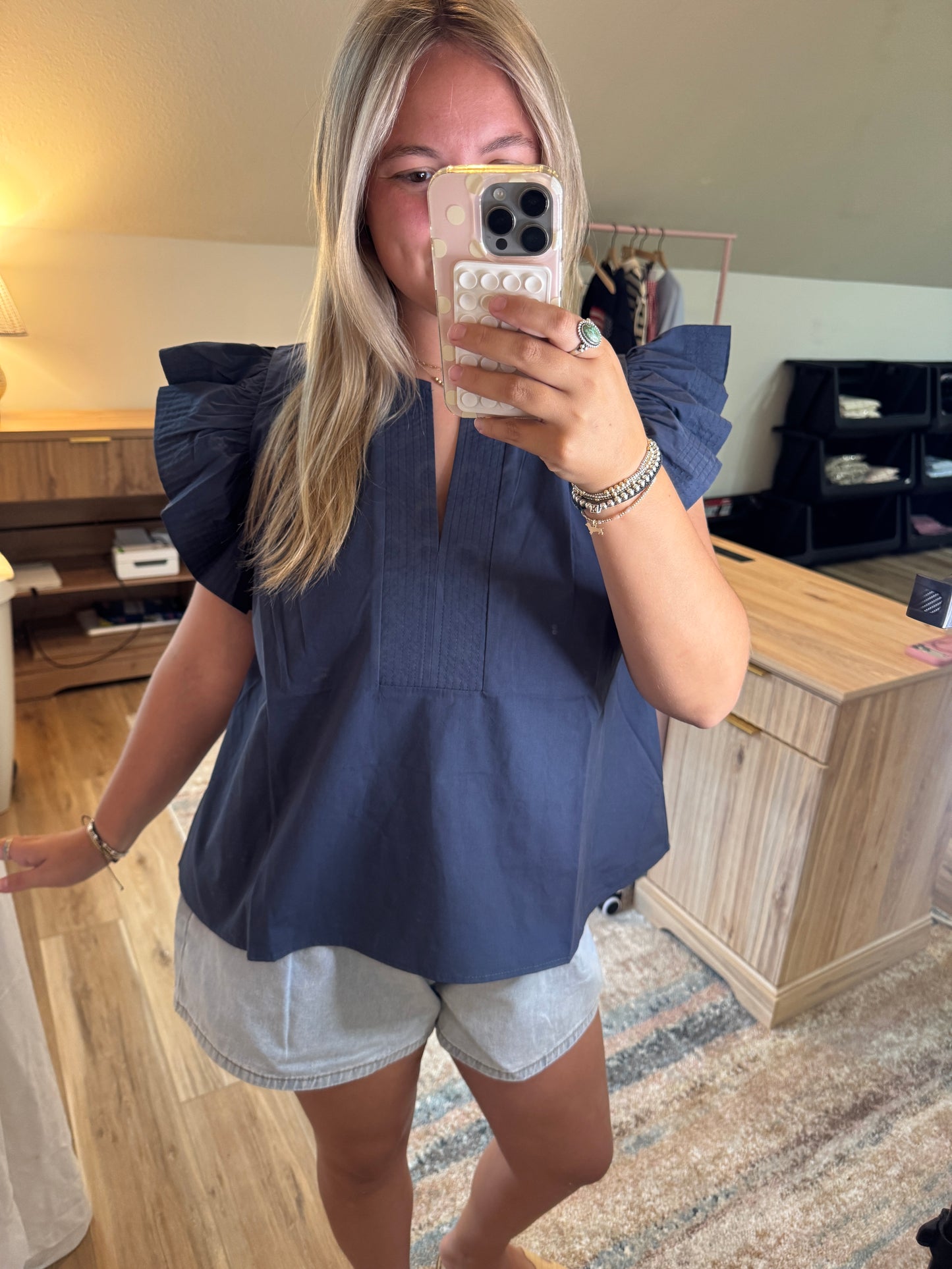 Bayside Poplin Top
