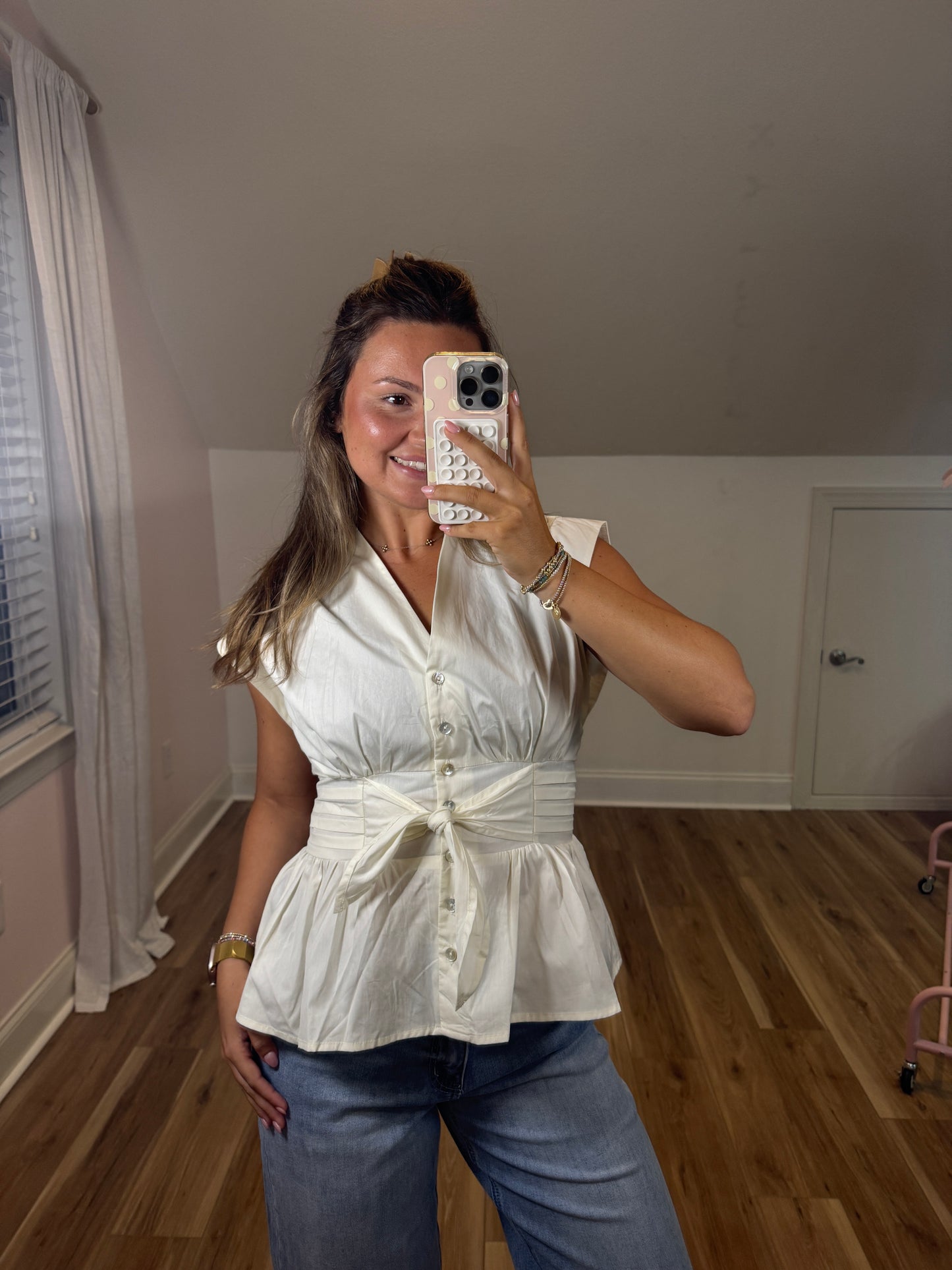 Everly Tie Top
