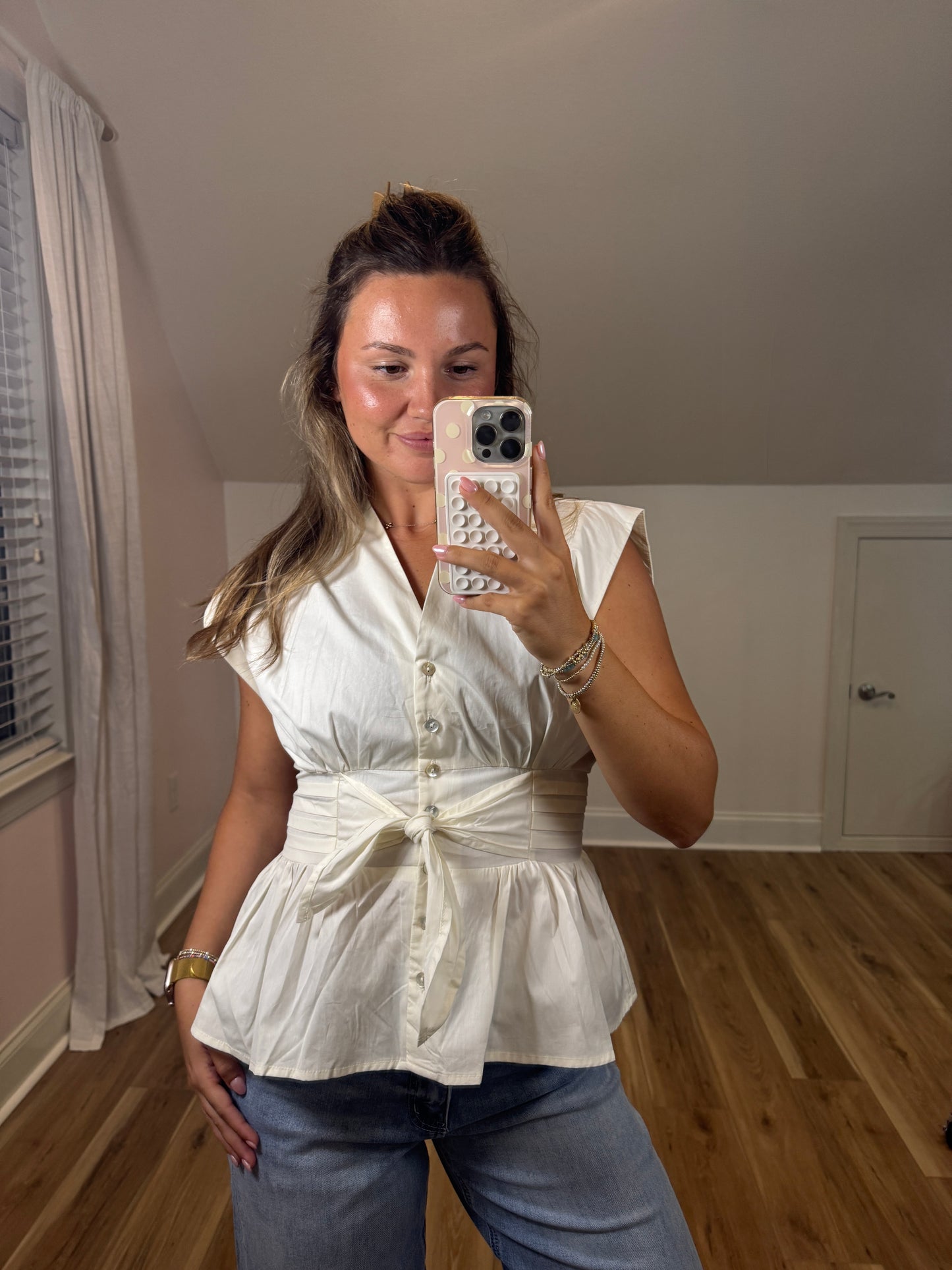 Everly Tie Top