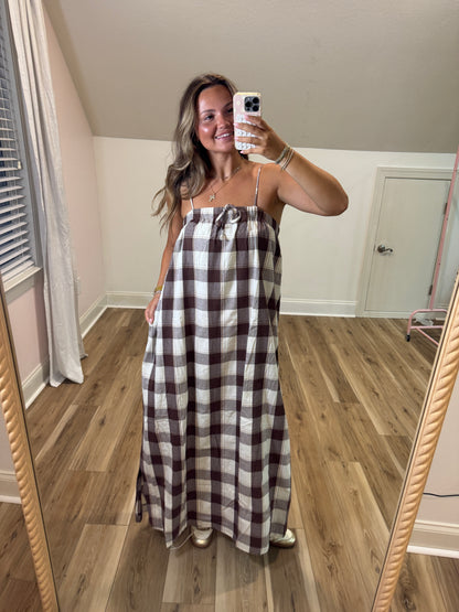 Hazel Plaid Dress