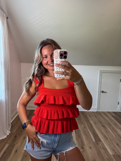 Rylie Ruffle Tank