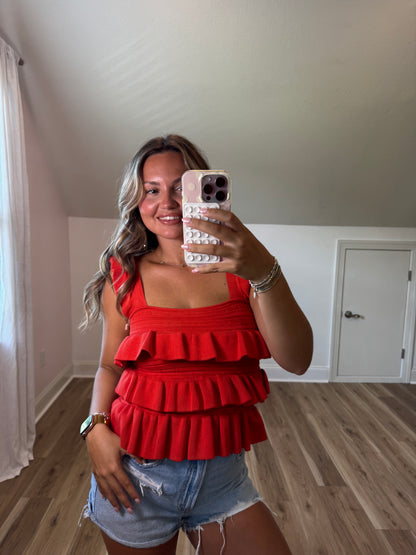 Rylie Ruffle Tank