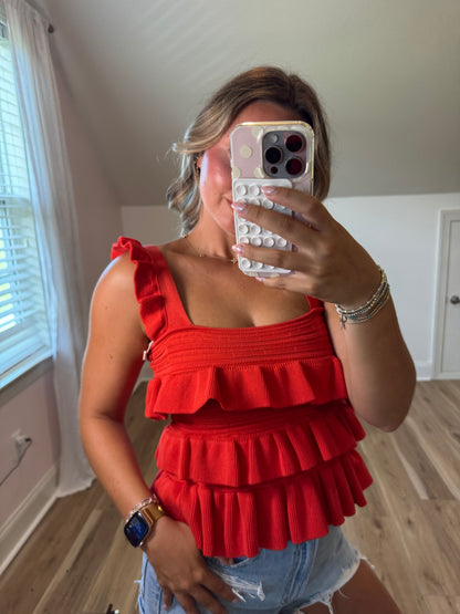 Rylie Ruffle Tank