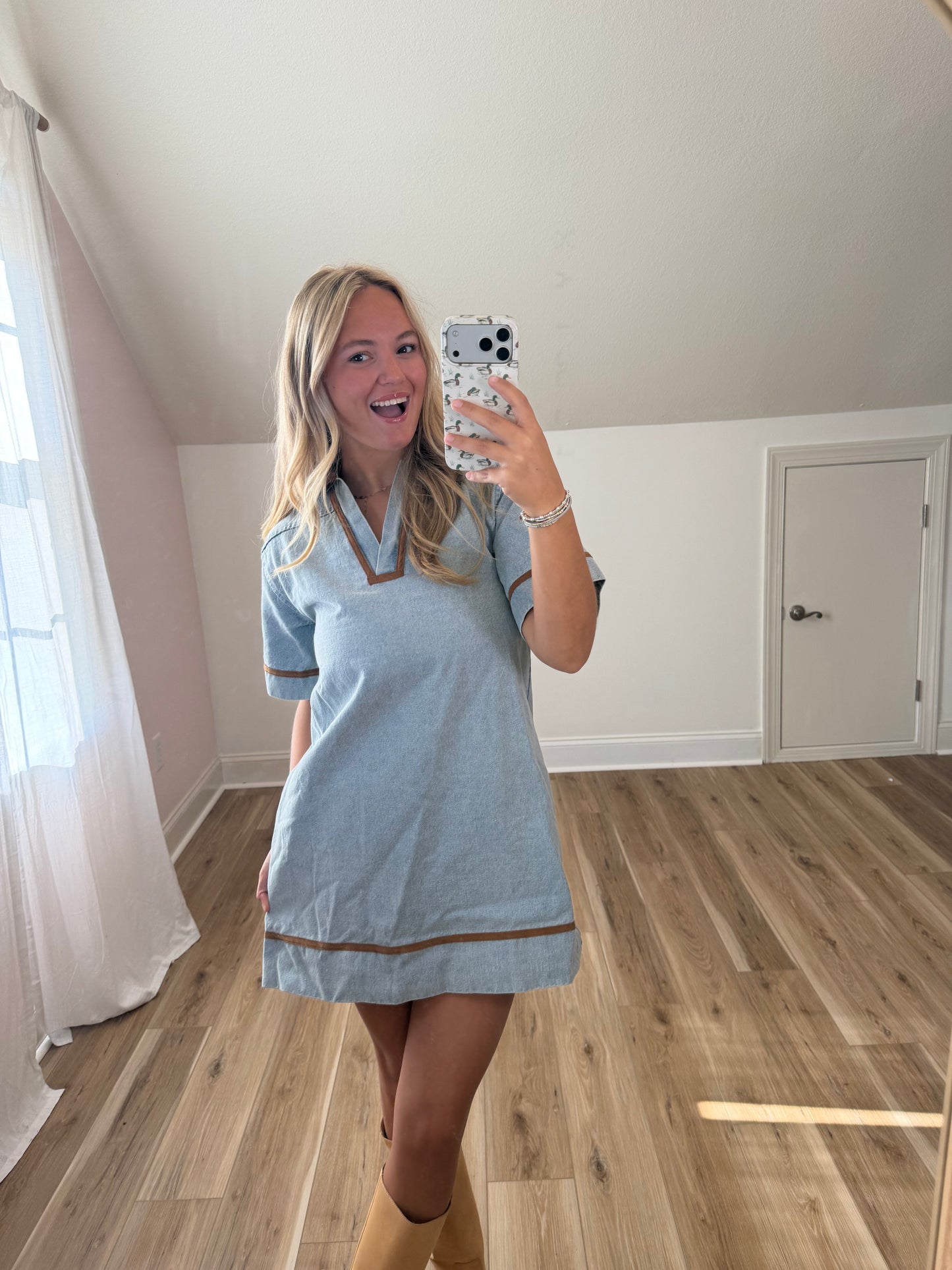 Honey Denim Mini