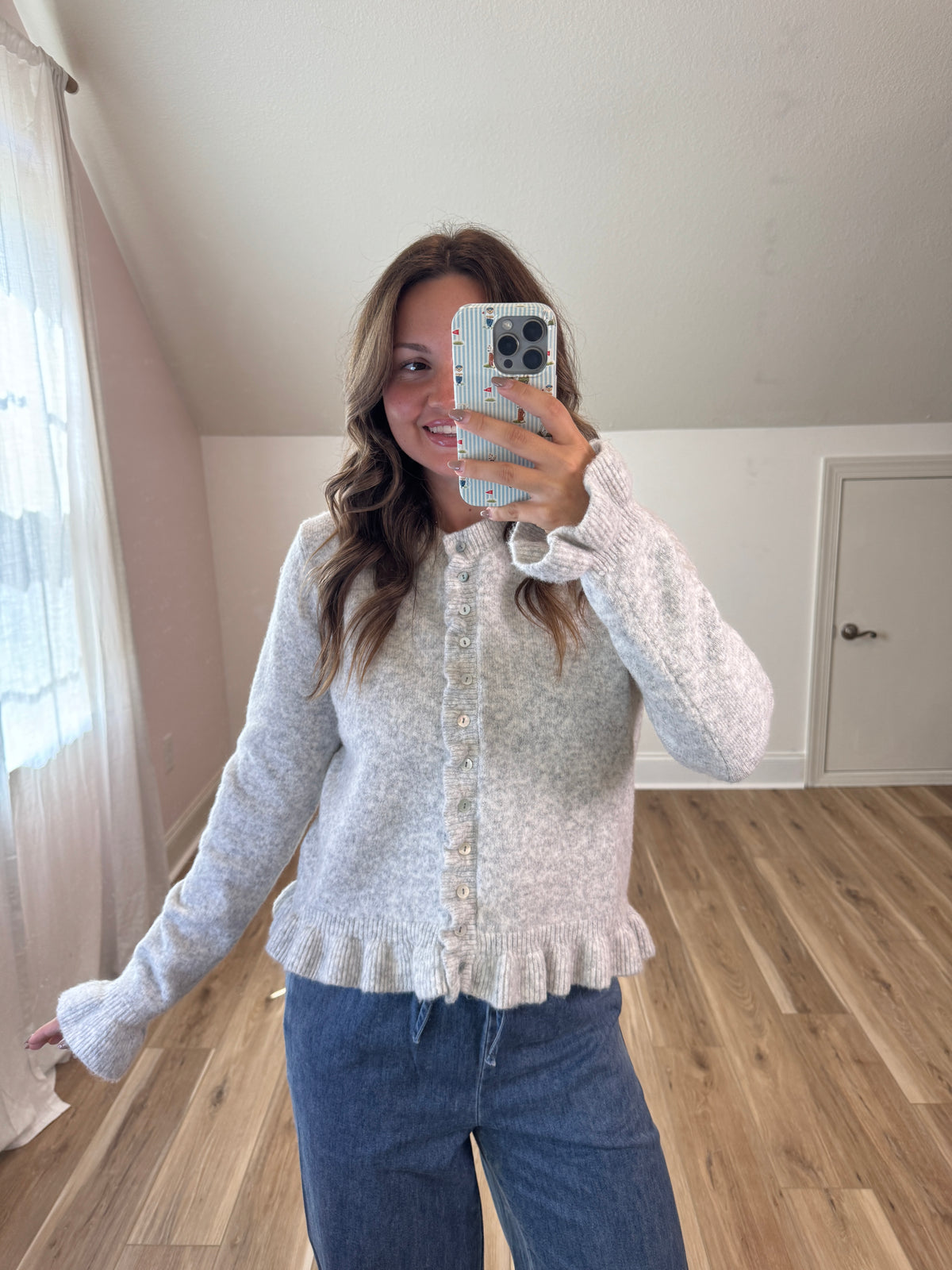 Sadie Ruffle Cardigan