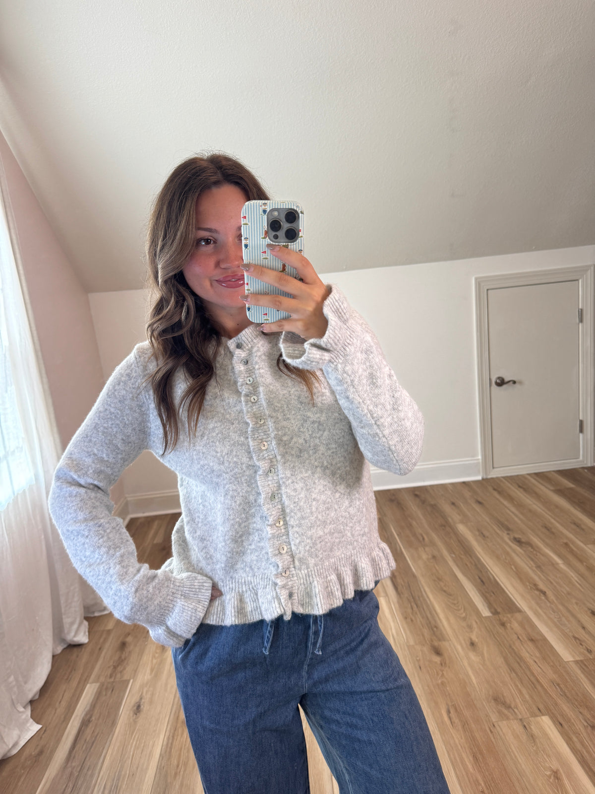 Sadie Ruffle Cardigan