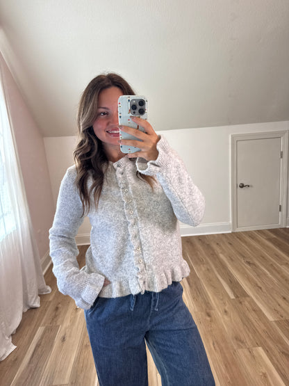 Sadie Ruffle Cardigan