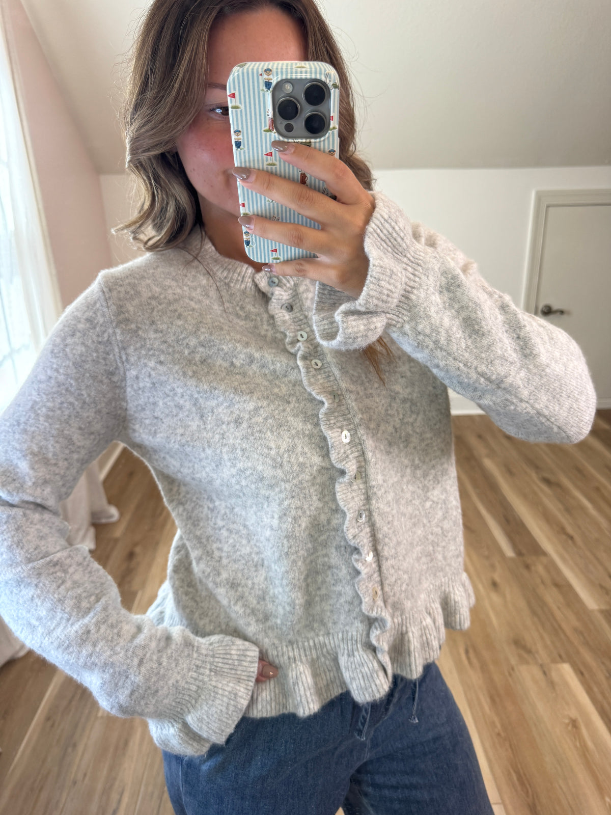 Sadie Ruffle Cardigan