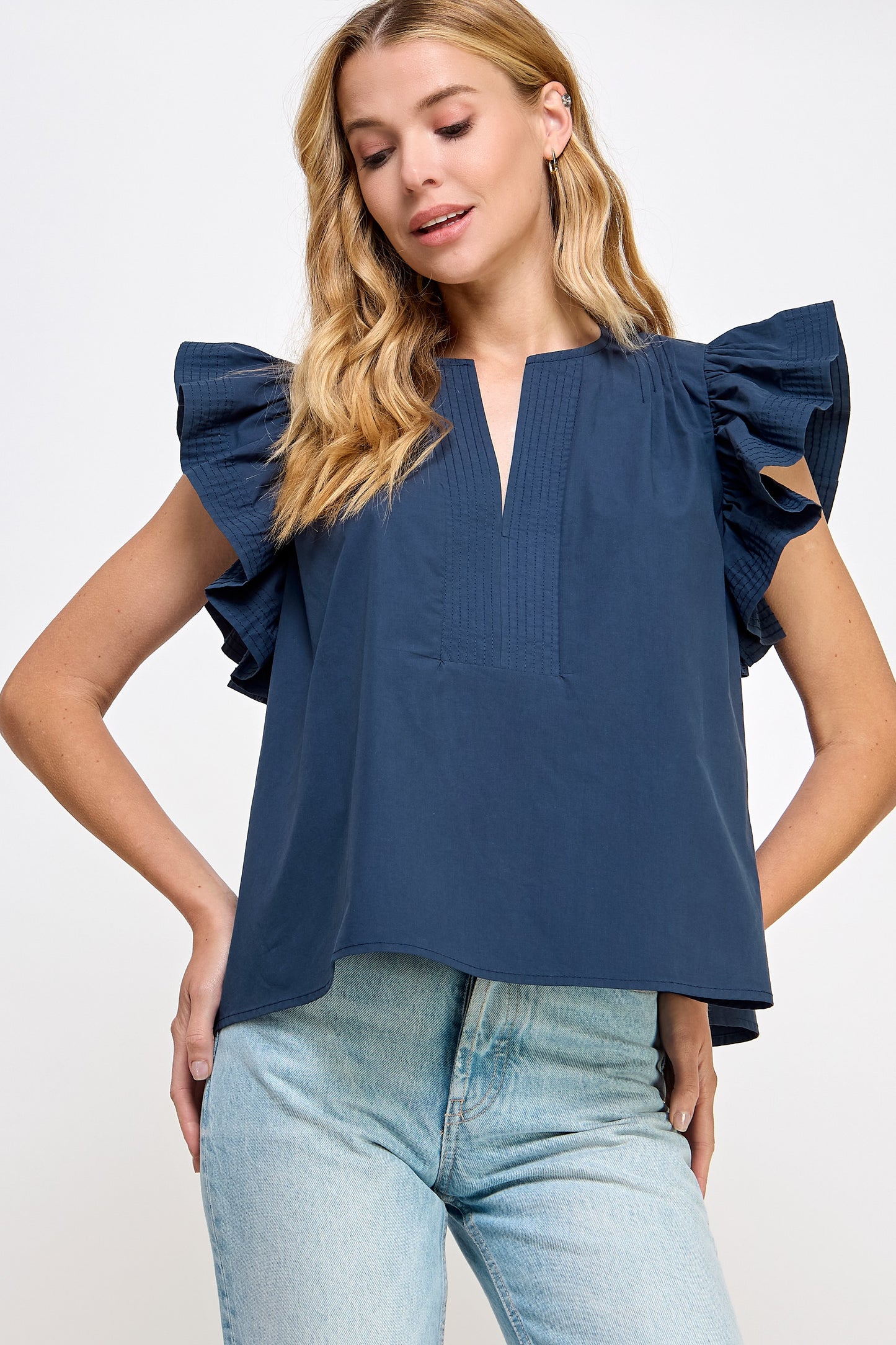 Bayside Poplin Top