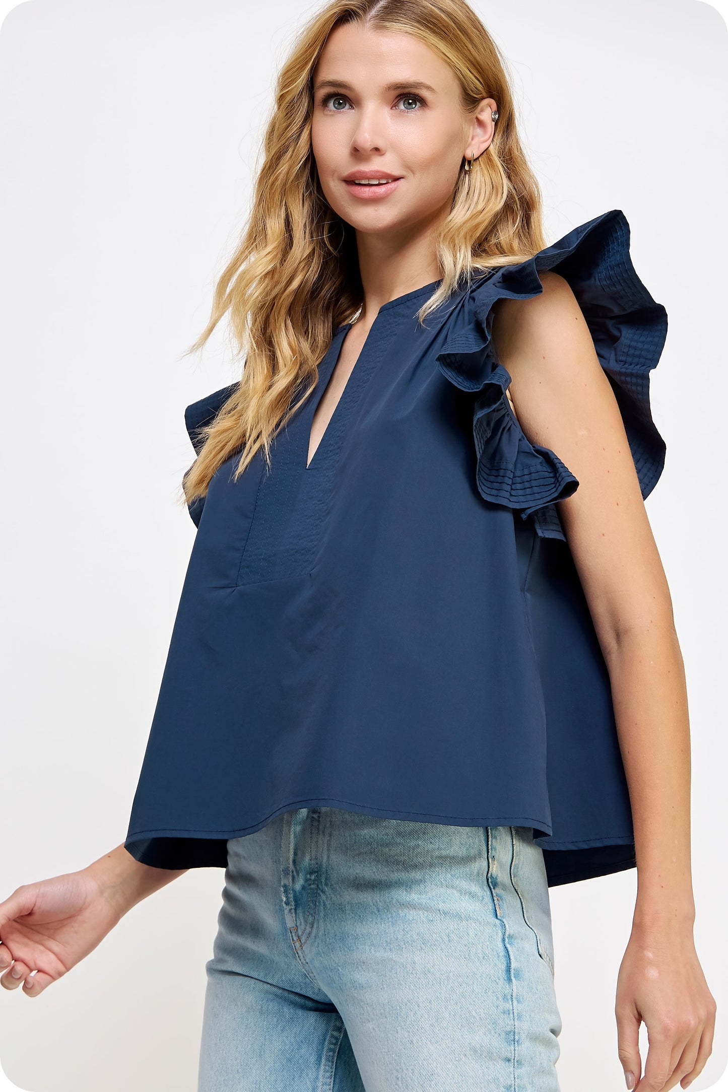Bayside Poplin Top