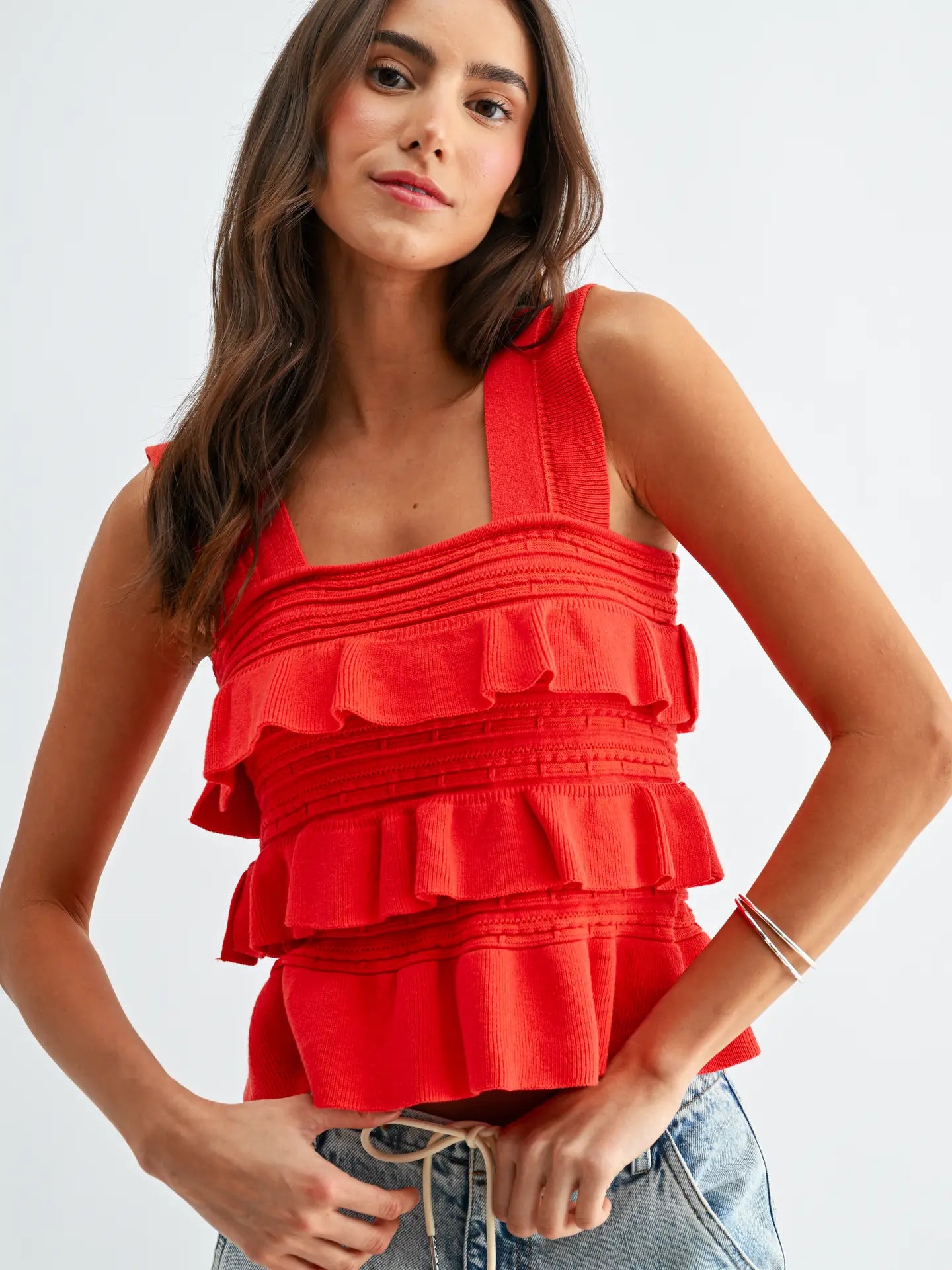 Rylie Ruffle Tank